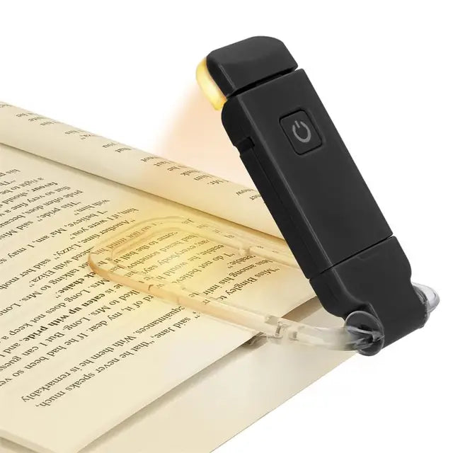 Govee LED USB rechargeable book light with eye protection, compact design, ideal for reading in low light conditions