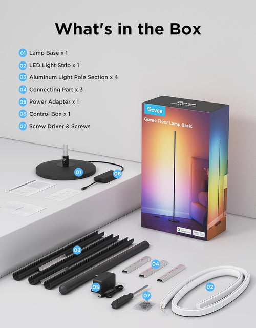 Govee RGBIC floor Lamp - Govee RGBIC Floor Lamp 