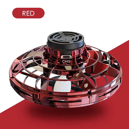 Govee RGBIC Floor Lamp with spinning LED light display in a modern living room setting.