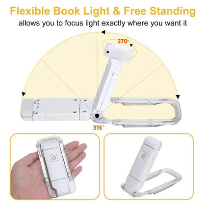 Govee LED USB rechargeable book light with eye protection, ideal for reading in bed or low-light conditions.