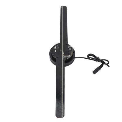 Govee RGBIC floor lamp with 3D hologram fan featuring 224 LED light beads displaying colorful holographic visuals